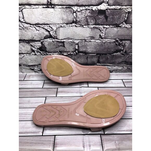 Vince Camuto Evolet Blush Rose Jelly Rubber Thong Sandals Women’s Sz 8M US/39EU - Picture 13 of 16